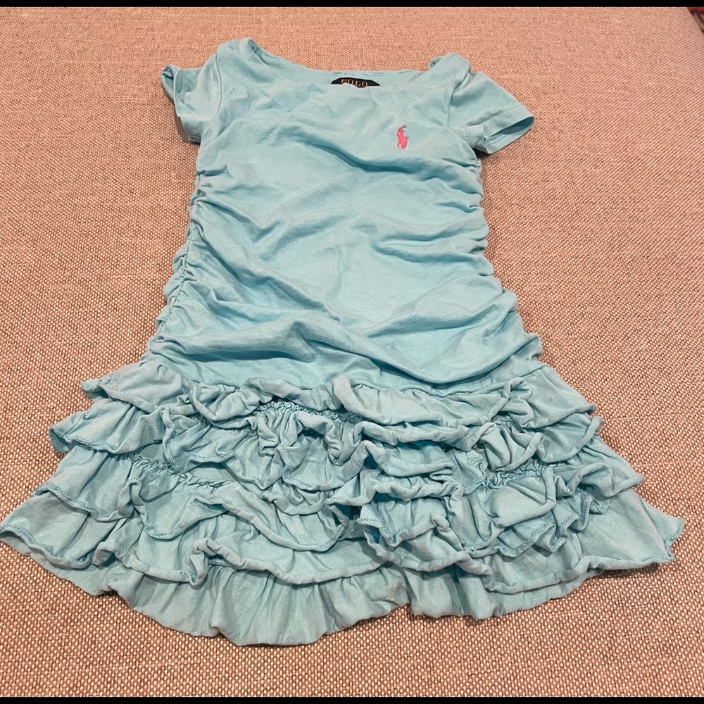 Ralph Lauren 2T girls light blue dress